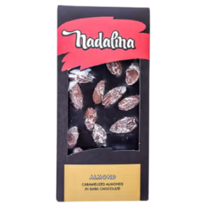 Nadalina - Tamna s bademom u čokoladi 100g organic