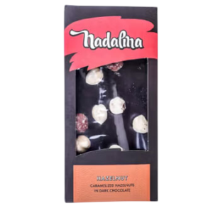 Nadalina - Tamna s lješnjakom u čokoladi 100g organic
