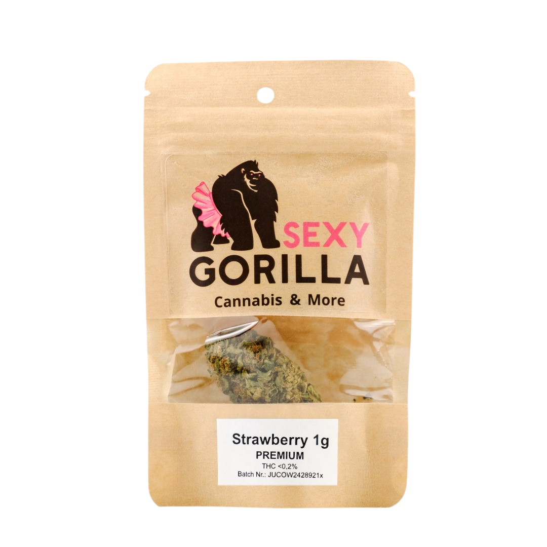 Sexy Gorilla - CBD 1g Strawberry PREMIUM